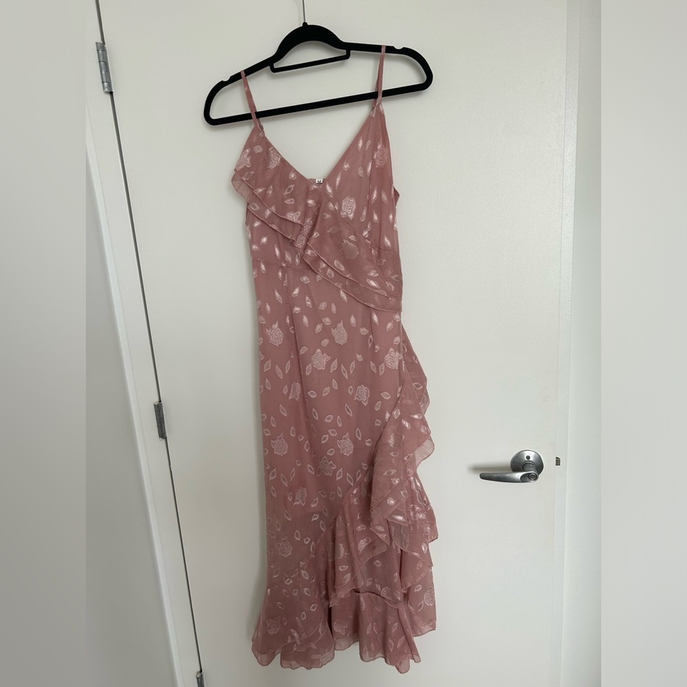 Shein dusty rose dress!